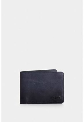 Billetera Oasis De Cuero Para Hombre Detalle Contraste Billetera Oasis De Cuero Para Hombre Detalle Contraste Azul Oscuro VÉLEZ