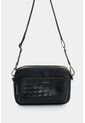 Bandolera De Cuero Con Detalle Tejido Para Hombre Kansas 2.0 Bandolera De Cuero Con Detalle Tejido Para Hombre Kansas 2.0 Negro VÉLEZ de Vélez