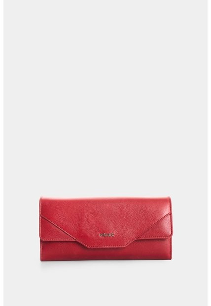 Porta Chequera En Cuero Para Mujer Damasco Porta Chequera En Cuero Para Mujer Damasco Rojo VÉLEZ