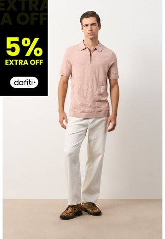 Polo Manga Corta Tejida Para Hombre Anam Polo Manga Corta Tejida Para Hombre Anam Rosado M VÉLEZ Vélez