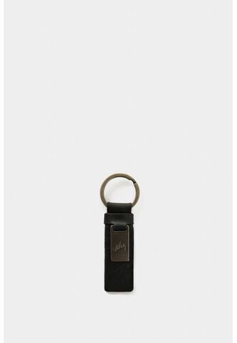 Llavero Etéreo De Cuero Para Hombre Placa Llavero Etéreo De Cuero Para Hombre Placa Negro VÉLEZ Vélez
