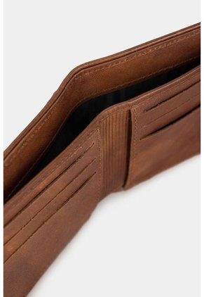 Billetera Jade De Cuero Para Hombre Estampada Y Grabada Billetera Jade De Cuero Para Hombre Estampada Y Grabada Cafe Vélez