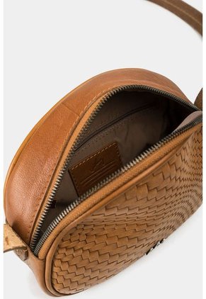 Manos Libres Loto De Cuero Para Mujer Grabado Placa Tejido