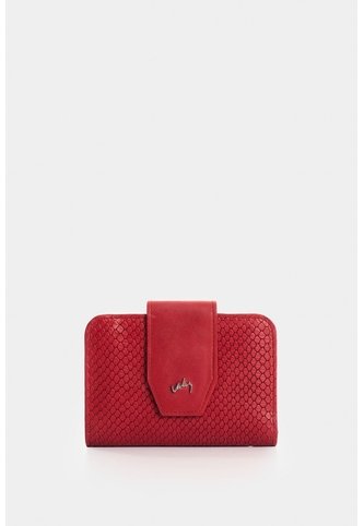 Billetera De Cuero Grabado Para Mujer Hiedra Billetera De Cuero Grabado Para Mujer Hiedra Rojo VÉLEZ Vélez