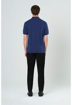 Polo Tropical Manga Corta Para Hombre Semi Fitted Polo Tropical Manga Corta Para Hombre Semi Fitted Azul S VÉLEZ