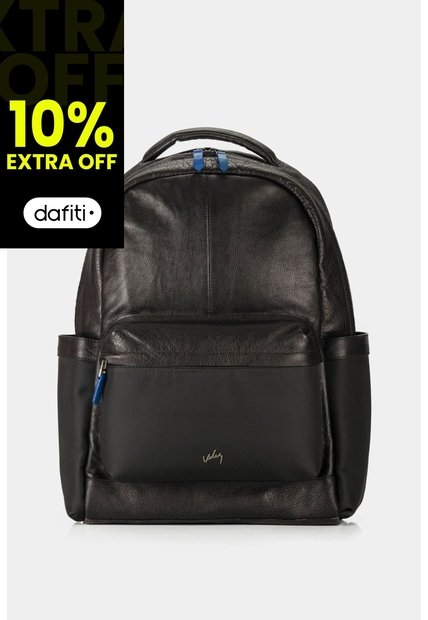 Morral Fagus 2.0 De Cuero Para Hombre Lona En Nylon Morral Fagus 2.0 De Cuero Para Hombre Lona En Nylon Negro VÉLEZ