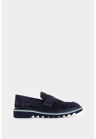 Mocasines Alessio De Cuero Gamuzado Para Hombre Antifaz Mocasines Alessio De Cuero Gamuzado Para Hombre Antifaz Azul Oscuro 42 VÉLEZ Vélez
