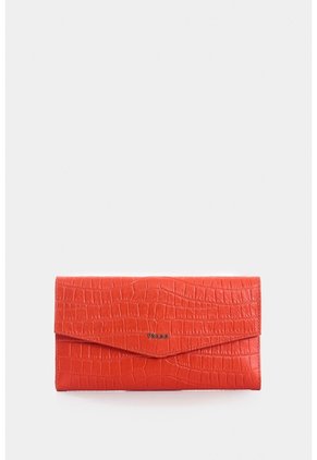 Billetera Porta Chequera De Cuero Para Mujer Selene Billetera Porta Chequera De Cuero Para Mujer Selene Rojo VÉLEZ
