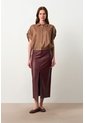 Camisa Manga Corta En Lino Para Mujer Faro Camisa Manga Corta En Lino Para Mujer Faro Tabaco XL VÉLEZ de Vélez