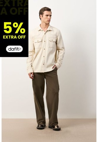Sobrecamisa En Denim Para Hombre Magma Sobrecamisa En Denim Para Hombre Magma Crema XS VÉLEZ Vélez