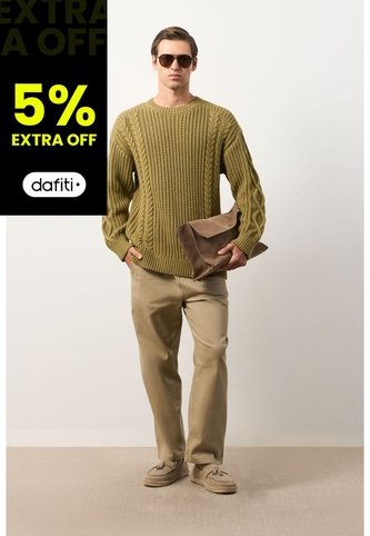 Sweater Tejido Para Hombre Raices Sweater Tejido Para Hombre Raices Verde Oliva M VÉLEZ Vélez