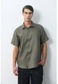 Camisa En Lino Manga Corta Siena Para Hombre Camisa En Lino Manga Corta Siena Para Hombre Verde L VÉLEZ de Vélez