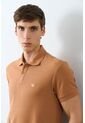 Polo Manga Corta Essential Para Hombre Textura Polo Manga Corta Essential Para Hombre Textura Miel XL VÉLEZ de Vélez