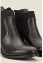 Botines Tacón De Cuero Aplique Botines Tacón De Cuero Aplique Negro 36 VÉLEZ de Vélez