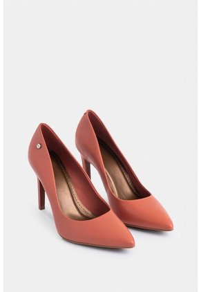 Tacones Cerrados De Cuero Liso Tacones Cerrados De Cuero Liso Rosado 37 Vélez