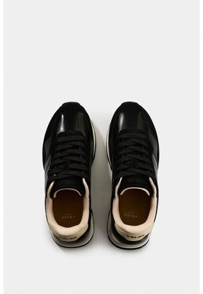 Tenis Sahara De Cuero Para Mujer Detalle Folia Tenis Sahara De Cuero Para Mujer Detalle Folia Negro 39 VÉLEZ