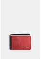 Billetera De Cuero Para Hombre Lines 2.0 Billetera De Cuero Para Hombre Lines 2.0 Rojo VÉLEZ de Vélez