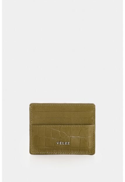Portadocumentos En Cuero Para Mujer Senda Portadocumentos En Cuero Para Mujer Senda Verde Oliva VÉLEZ