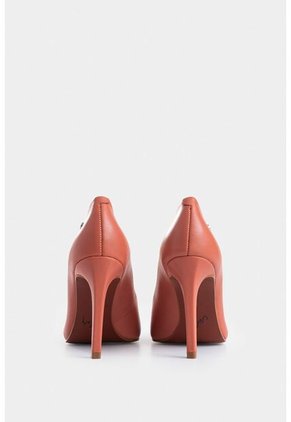 Tacones Cerrados De Cuero Liso Tacones Cerrados De Cuero Liso Rosado 37 Vélez