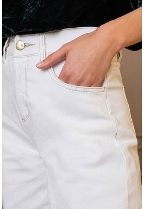 Pantalón Wide Leg Nilo Para Mujer Tiro Alto Blanco Pantalón Wide Leg Nilo Para Mujer Tiro Alto Blanco 05 Vélez