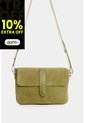Bolso Messenger En Cuero Para Hombre Bolso Messenger En Cuero Para Hombre Verde Oliva VÉLEZ de Vélez