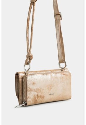 Porta Chequera Bianca De Cuero Folia Para Mujer Cargadera Anudada Porta Chequera Bianca De Cuero Folia Para Mujer Cargadera Anudada Dorado Vélez