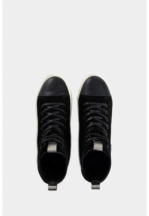 Tenis Bota En Cuero Gamuza Para Mujer Paraíso Tenis Bota En Cuero Gamuza Para Mujer Paraíso Negro 40 VÉLEZ