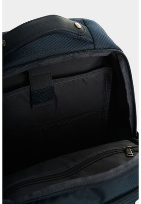 Tula Morral De Lona Y Cuero Para Hombre Nautical Tula Morral De Lona Y Cuero Para Hombre Nautical Azul Oscuro VÉLEZ