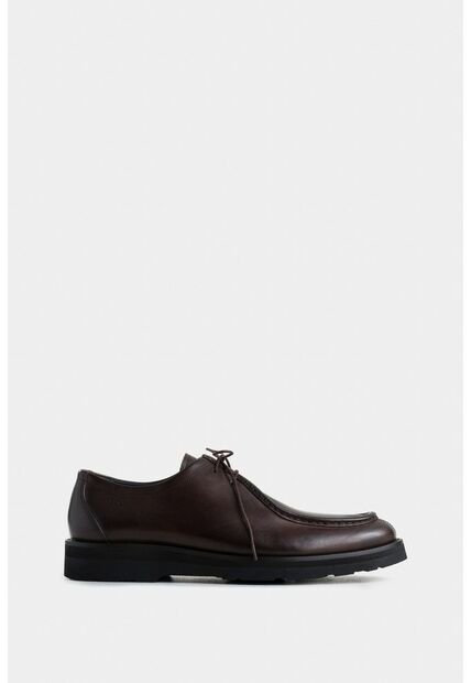 Zapatos De Cordón Acacia De Cuero Para Hombre Vena Tejida Zapatos De Cordón Acacia De Cuero Para Hombre Vena Tejida Cafe 46 VÉLEZ