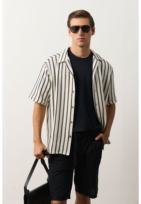 Bermuda En Lino Para Hombre Alma Bermuda En Lino Para Hombre Alma Negro 34 VÉLEZ