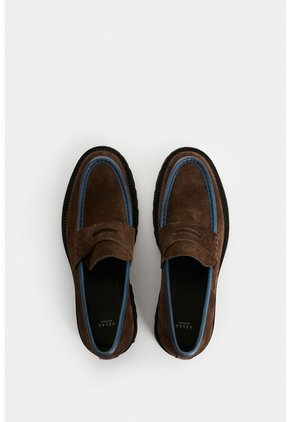 Mocasines En Carnaza Para Hombre Tikal Mocasines En Carnaza Para Hombre Tikal Cafe 38 VÉLEZ
