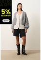 Cardigan Tejido Para Mujer Luzia Cardigan Tejido Para Mujer Luzia Gris M VÉLEZ de Vélez