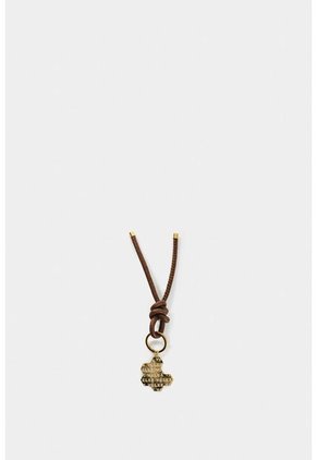 Llavero Terra De Cuero Folia Para Mujer Dije Panal Llavero Terra De Cuero Folia Para Mujer Dije Panal Bronce VÉLEZ