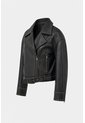 Chaqueta Biker En Cuero Quimera Para Mujer Chaqueta Biker En Cuero Quimera Para Mujer Negro XXL VÉLEZ de Vélez