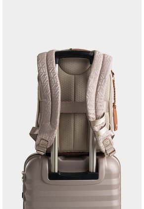 Morral Bloom 2 Jacquard Monograma VZ Para Mujer Porta Trolley Morral Bloom 2 Jacquard Monograma VZ Para Mujer Porta Trolley Beige VÉLEZ