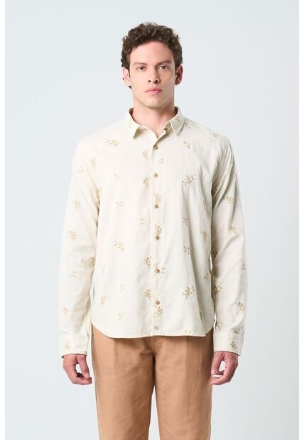 Camisa Manga Larga Wezen Para Hombre Bordada Camisa Manga Larga Wezen Para Hombre Bordada Arena XL VÉLEZ