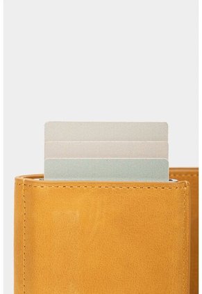 Porta Documentos De Cuero Tecnológico Porta Documentos De Cuero Tecnológico Mostaza VÉLEZ