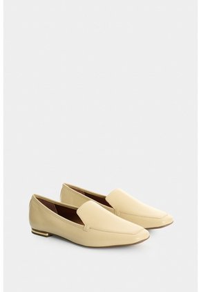Mocasín En Cuero Para Mujer Ocaso Mocasín En Cuero Para Mujer Ocaso Arena 41 VÉLEZ