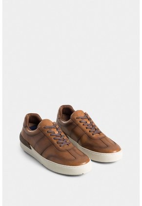 Tenis Bright 2 De Cuero Para Hombre Casual Tenis Bright 2 De Cuero Para Hombre Casual Miel 39 VÉLEZ