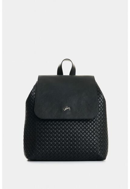 Morral De Cuero Grabado Para Mujer Ivory Morral De Cuero Grabado Para Mujer Ivory Negro VÉLEZ