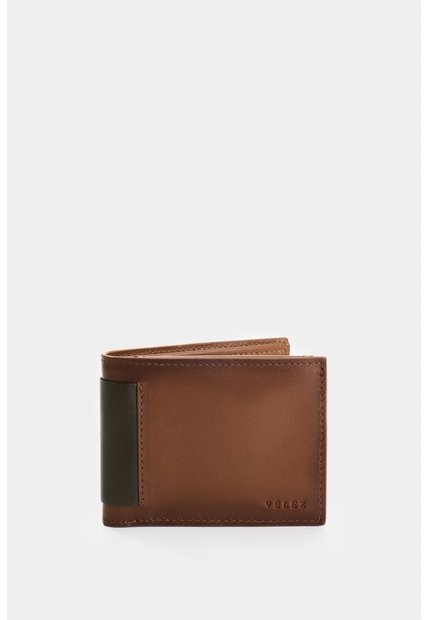Billetera De Cuero Para Hombre Nogal 2 Billetera De Cuero Para Hombre Nogal 2 Miel VÉLEZ