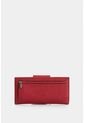 Billetera Porta Chequera De Cuero Para Mujer Jade Billetera Porta Chequera De Cuero Para Mujer Jade Rojo VÉLEZ de Vélez