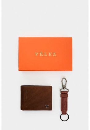 Kit Billetera + Llavero De Cuero Para Hombre Brand 2 Kit Billetera + Llavero De Cuero Para Hombre Brand 2 Brandy VÉLEZ