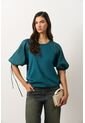 Camiseta En Lino Y Tejido De Punto Para Mujer Gael Camiseta En Lino Y Tejido De Punto Para Mujer Gael Azul Aguamarina L VÉLEZ de Vélez