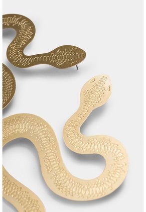 Aretes Florencia Para Mujer Silueta Serpientes