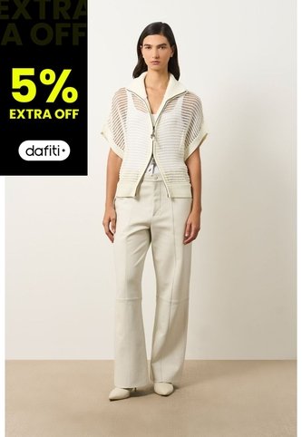 Chaleco Tejido Tika Para Mujer Oversized Chaleco Tejido Tika Para Mujer Oversized Crema S VÉLEZ Vélez