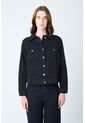 Chaqueta Circe Trucker En Black Denim Aplique Bordado Chaqueta Circe Trucker En Black Denim Aplique Bordado Negro L VÉLEZ de Vélez