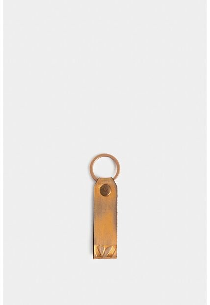 Llavero Glacial De Cuero Acabado Foil Unisex Llavero Glacial De Cuero Acabado Foil Unisex Bronce VÉLEZ