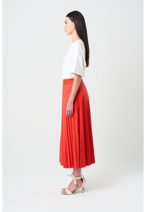 Falda Plisada Alma Para Mujer Tejido De Punto Falda Plisada Alma Para Mujer Tejido De Punto Coral 12 VÉLEZ