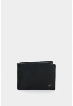 Billetera De Cuero Con Detalle Grabado Para Hombre Lira Billetera De Cuero Con Detalle Grabado Para Hombre Lira Negro VÉLEZ